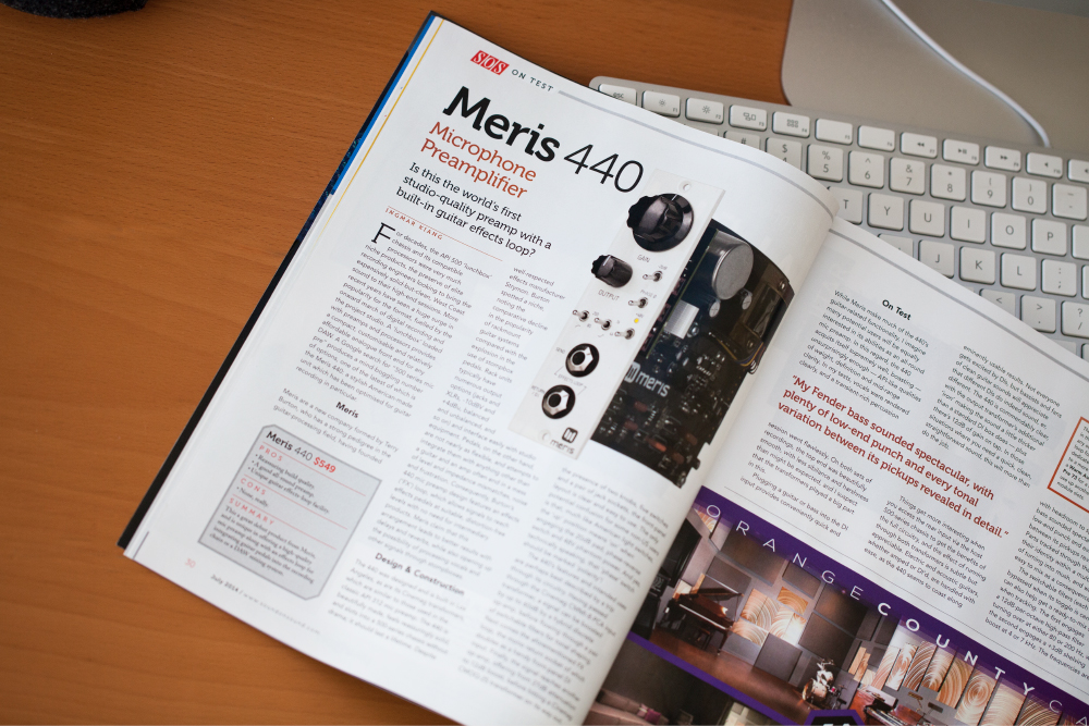 Sound On Sound Magazine Reviews Meris 440