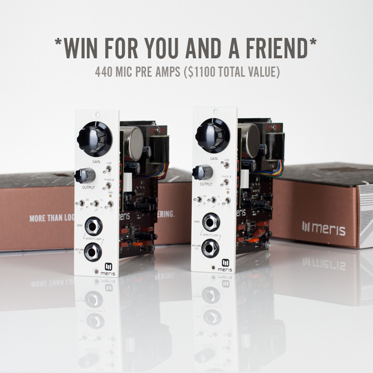 Win for You and a Friend - Meris 440 Mic Pre Amps